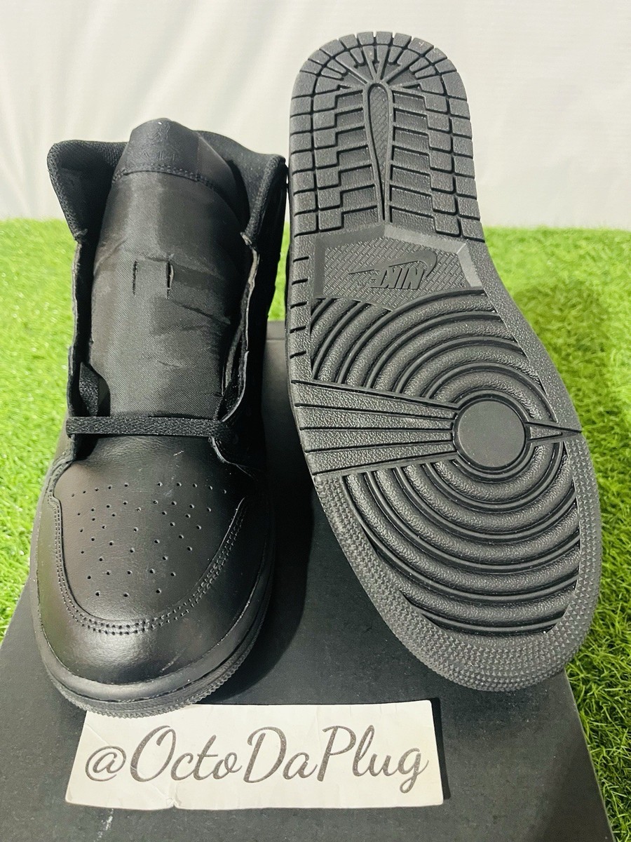 Size 10 - Air Jordan 1 2022 Mid Triple Black for sale online | eBay