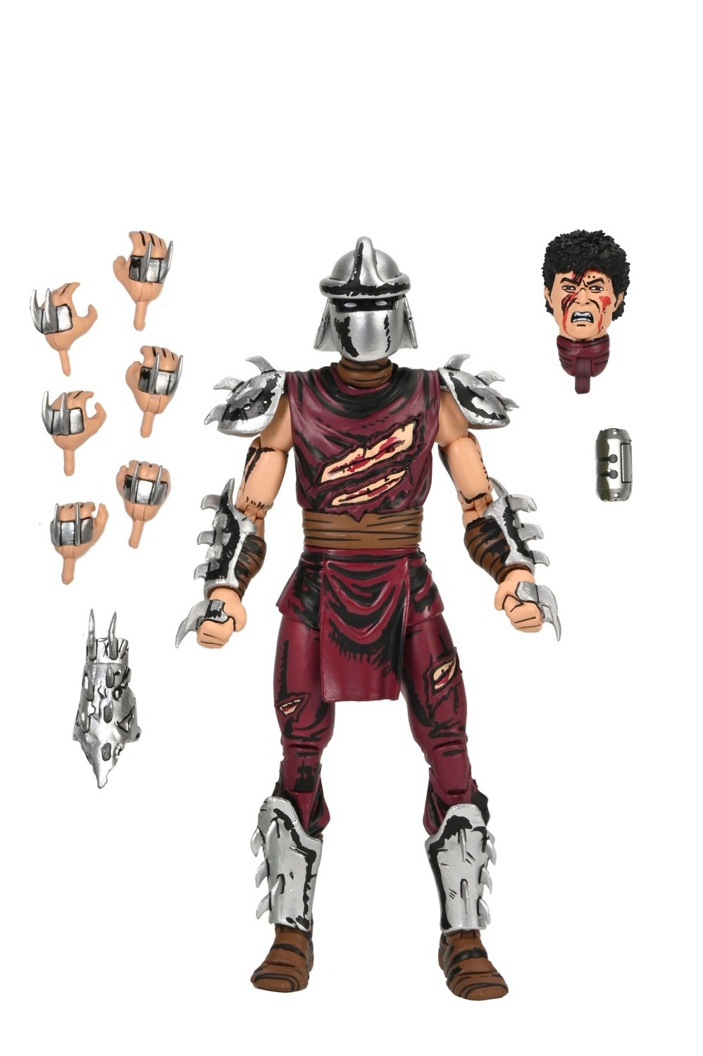 Teenage Mutant Ninja Turtles Battle Damaged Shredder NECA TMNT 18cm