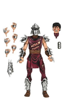 Teenage Mutant Ninja Turtles Battle Damaged Shredder NECA TMNT 18cm