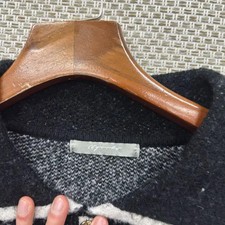 Vintage Knit Cropped Tweed Jacket - Size 95