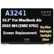 A3241 for MacBook Air 15" M4 2025 LCD Screen Replacement Assembly A  New