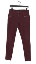 Next Women's Jeans UK 10 Purple Cotton with Elastane, Polyester Skinny