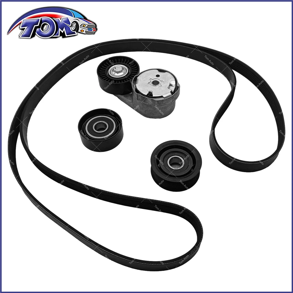 Serpentine Belt Drive Component Kit for Ram ProMaster 1500 2500 3500 90K-39282F - Image 4 of 4