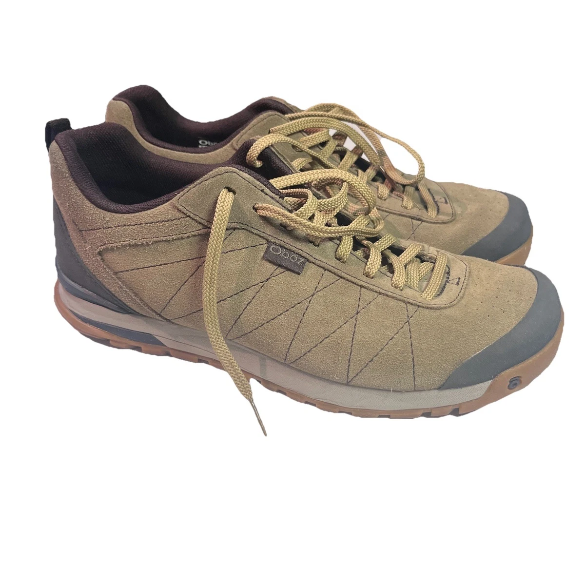 Oboz Shoes Mens Size 8 Brown Leather Waterproof Trail Hiking Sneakers Outdoor Amazon.com | Oboz Men main image 2
