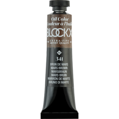 Blockx 3x Ölfarbe, Marsbraun, Tube 20ml - Marsbraun 212341BXC