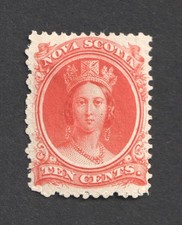Canada Nova Scotia QV 10c Mint Stamp. Queen Victoria