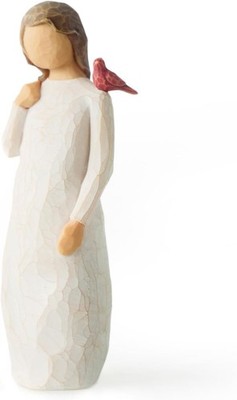 Willow Tree Messenger Figurine by Susan Lordi Comfort Gift Red Cardinal