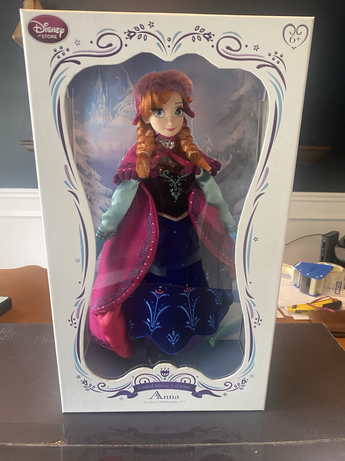 Disney Store Limited Edition Anna FROZEN 17" Doll 1 Of 5000