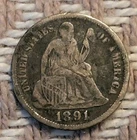 1891-P Seated Liberty Dime — photo from another recent sale