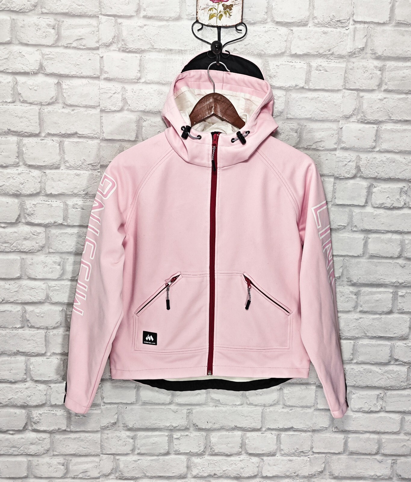 MISSING LINK Softshell Womens Jacket Hooded Pink … - image 9