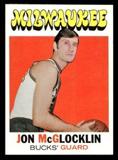 1971-72 Topps #74 Jon McGlocklin Milwaukee Bucks NR-MINT PACK FRESH! SET BREAK!