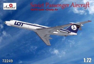 Amodel 72249 - 1:72 Tupolev Tu-134A LOT airlines - Neu