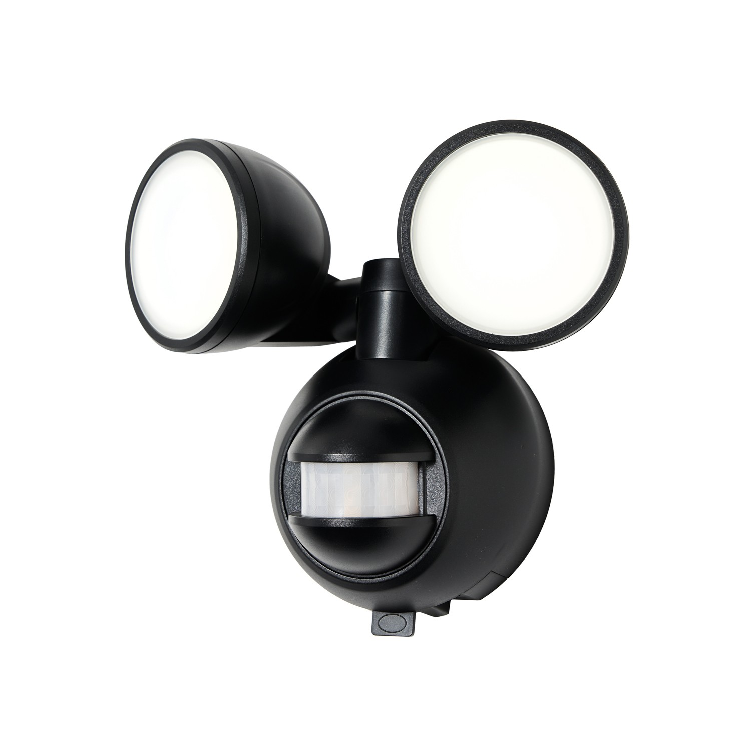 Litecraft Floodlight Battery Operated LED 2 Light With Sensor - Black Clearance