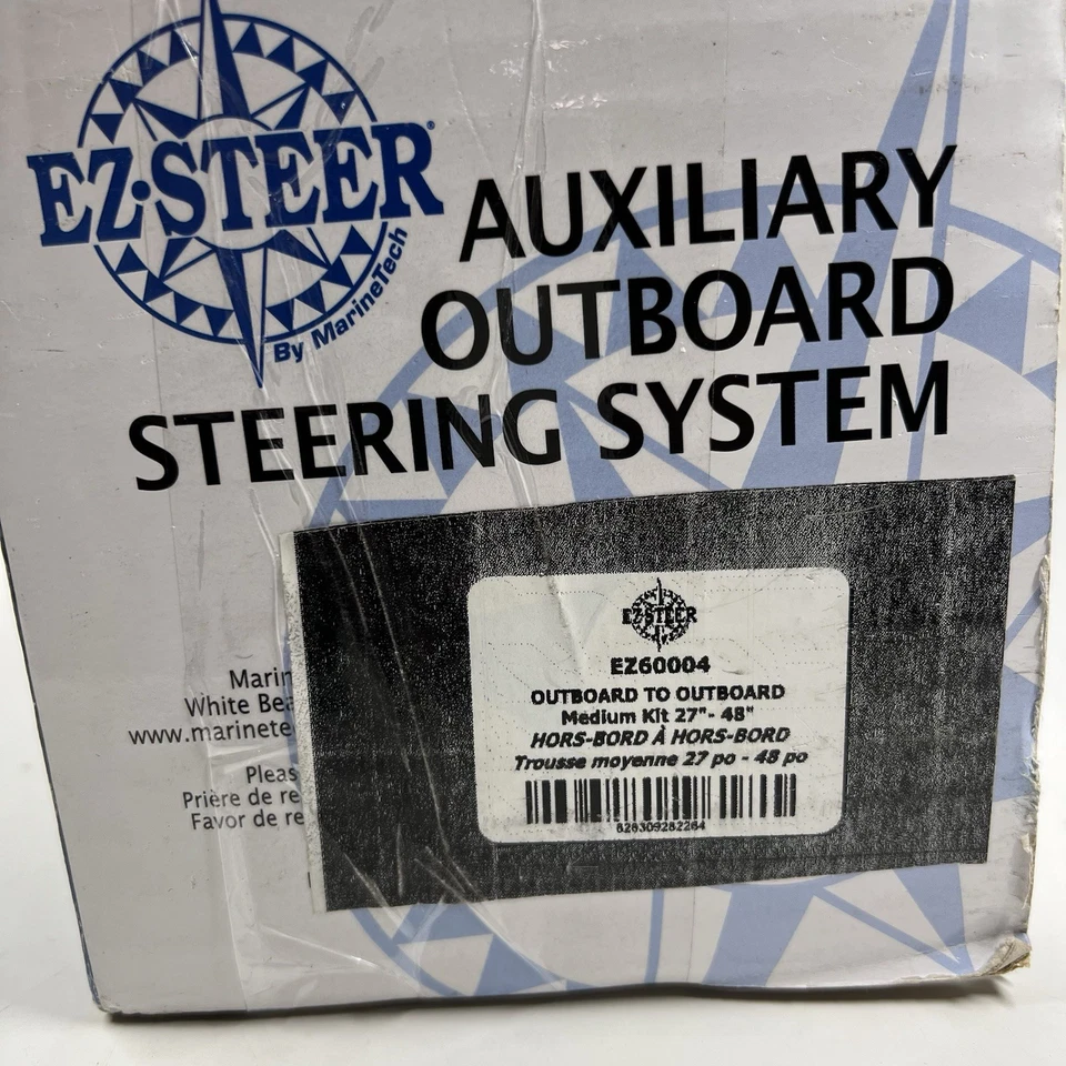 Комплект рулевого управления вспомогательным двигателем EZ-Steer EZ60004 от подвесного до подвесного среднего 27-48 дюймов - Изображение 3 из 4