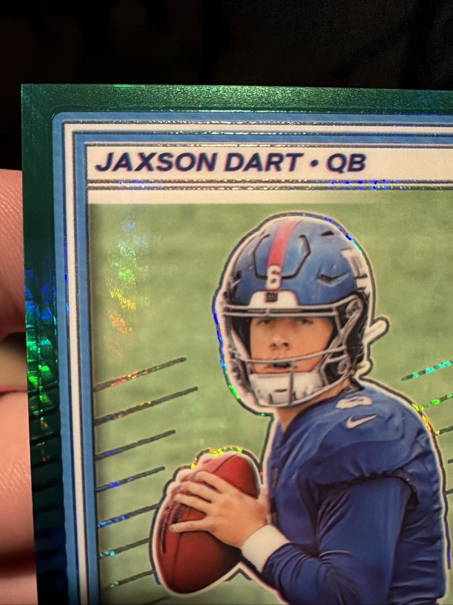 2025 Panini Donruss - Rated Rookie Jaxson Dart #273 Optic Green