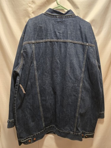 Womens XXL Tall Gap Oversized Long Denim Jean Jacket NWTS - Picture 11 of 16