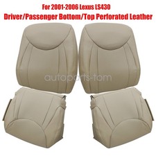 Soillar Perforated Leather Seat Cover Set – Front Bottoms For 2001-2006 Lexus LS430