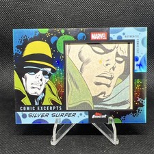 Topps Finest Comic Excerpts Silver Surfer Authentic Comic Cut Card 1/1  