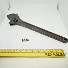 Vintage 15" DIAMOND Adjustable Wrench - Very Clean -  Jaws Not Abused! USA!