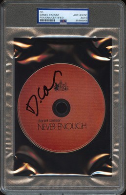 DISH// サイン入りCD Daniel Caesar Signed Autographed CD “NEVER ENOUGH” PSA/DNA