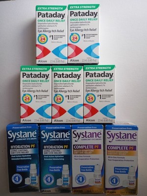 systane & pataday mix lot 