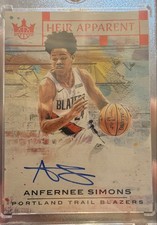 2018-19 Panini Court Kings - Heir Apparent Autographs Anfernee Simons #HA-ASM...
