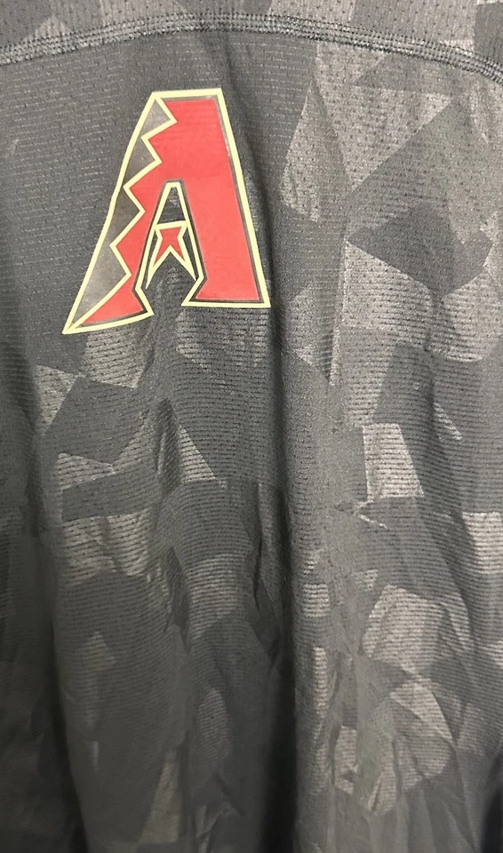 Arizona Diamondbacks Men’s Black Nike Pro Hypercool MLB Shirt Size XL Fitted - Image 2 of 4