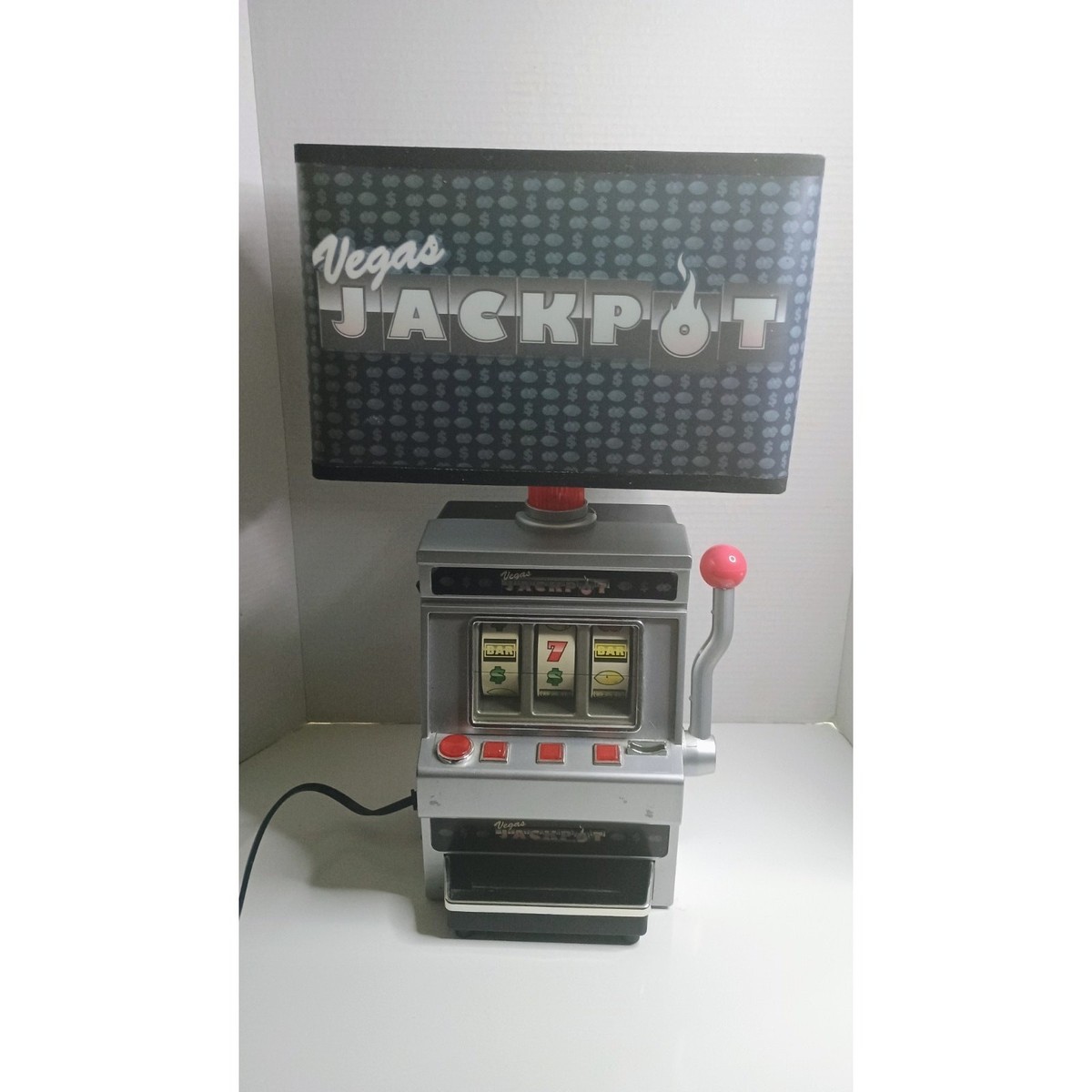 Vegas Jackpot Playable Slot Machine Lamp Tested and Working | eBay