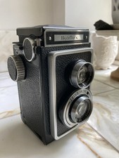 Zeiss Ikon Ikoflex TLR 120 Film Camera w/Novar 75mm F3.5 Lens Vintage