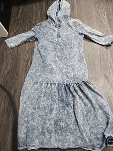 Dc Two Girks Denim Dress Size 14 Excellent