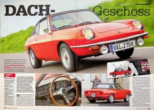 Oldtimer Praxis 08/2023 Fiat 850 Bertone Racer mit 52PS Restaurierung - ein inte