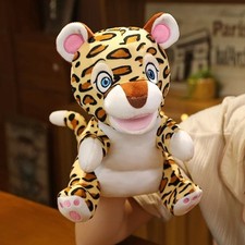 Leopard 12 Inch Hand Puppets Stuffed Animal Plush Toys Kids Dolls Gifts