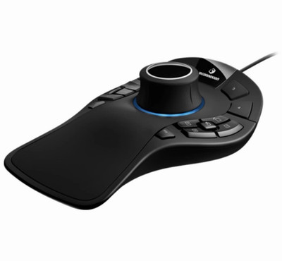 3Dconnexion SpaceMouse Pro Wired USB 3D Mouse Black 15-Button 3DX-700040