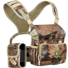 Binocular Harness Chest Pack: Bino Case with Rangefinder Pocket for Hunting Bird