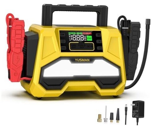 Jump Starter with Air Compressor, 8000A 150PSI Car Jump Starter, 24000mAh