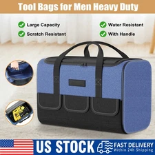 Tool Bag Heavy Duty Multifunctional Oxford Cloth Wear-resistant Multi-Pocket