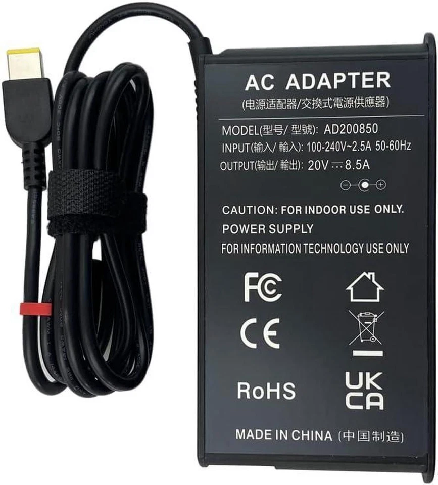 Cargador adaptador CA de repuesto Lenovo 170W ADL170SCC2A 20V 8.5A Foto 4 de 4