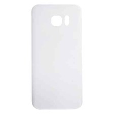 For Samsung Galaxy S7 Replacement Rear Battery Cover with Adhesive (White)