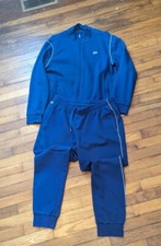 LACOSTE MEN'S NAVY BLUE SWEATSUIT SIZE LARGE PRE OWNED
