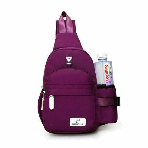 Para hombres Mujeres Nailon Hombro Pecho Ciclismo Cabestrillo Bolso Diario Bandolera Mochila de Viaje - Imagen 13 de 16