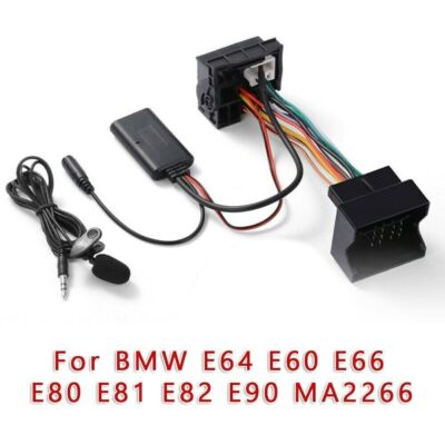 KFZ AUX Bluetooth Adapter Kabel Für BMW E60 E61 E63 E64 E65 E66 E81 E82 E87 E90