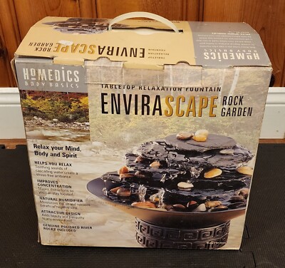 Homedics EnviraScape Rock Garden with Light New