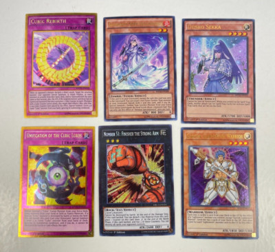 6pc Lot 2017 Yu-Gi-Oh 1st Edition MVP1-ENG43 ENG45 EN024 EN037 EN155 199