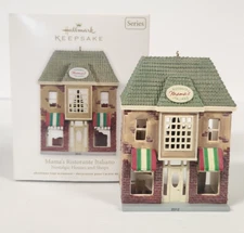 Hallmark Keepsake Ornament Mama's Ristorante Italianio Nostalgic Houses &Shops