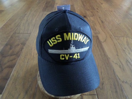 USS MIDWAY CV-41 NAVY SHIP HAT U.S 