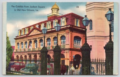 Place d Armes Cabildo St. Louis Cathedral Museums New Orleans LA