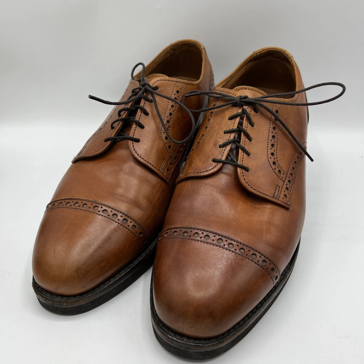 Allen Edmonds Vibram Gumlite Mens Shoes Brown Size 9 1/2 D | eBay