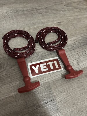 YETI Latch Kit -Maroon Burgandy - for Tundra Cooler - Rope
