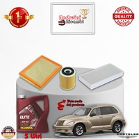 Inspektionskit Filter + ÖL Chrysler PT Cruiser 1.6 85KW 115CV Von 2003-> 2010