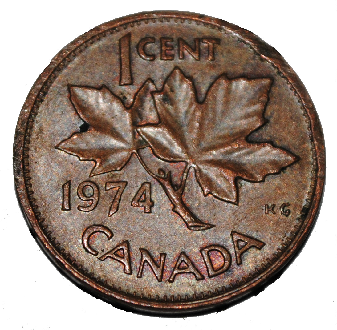 Canada 1974 1 Cent Copper One Canadian Penny Coin | eBay